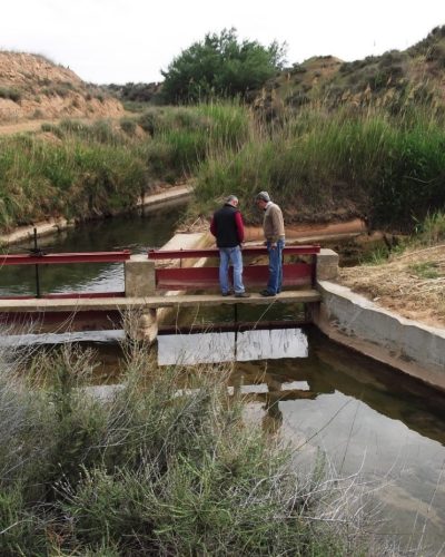 reparto de agua para un riego justo y equitativo